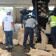 FOTO Momento En Que Incineran Miles De Productos Lacteos Falsificados Incautados Por Pro Consumidor En Diferentes Operativos.