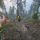 Foto 1. El Control Del Siniestro Se Debe A Las Labores Del Cuerpo De Bomberos Forestales En Coordinacion Con Diferentes Instituciones Del Estado.