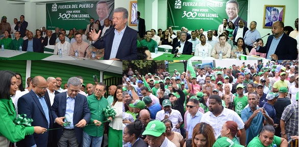 1 Presidente FP Inaugura Local 300 Con Leonel En El Distrito Nacional