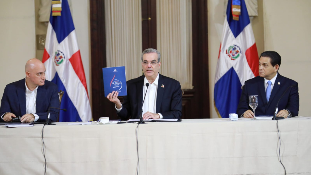 Presidente Abinader Pacto Por El Agua