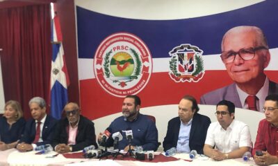 Foto El Senador Y Alto Dirigente Ddel PRSC Habla En La Rueda Fe Pren.