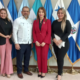 Foto La Presidenta Del PARLACEN Silvia Garcia Junto Al Secretario General Del SICA Werner Isaac Vargas Y Otras Personalidades.