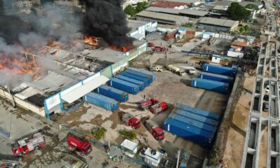 Incendio En Nave Ubicada En Autopista Duarte Es Asistido Bajo La Coordinacioin Del 911 3