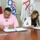 Jose Ruben Gonell Cosme Y Alejandra Valdez Espaillat Suscribieron El Acuerdo