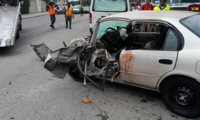911 Coordina Asistencia En Accidente Entre Jeepeta Y Vehiculo De Transpo