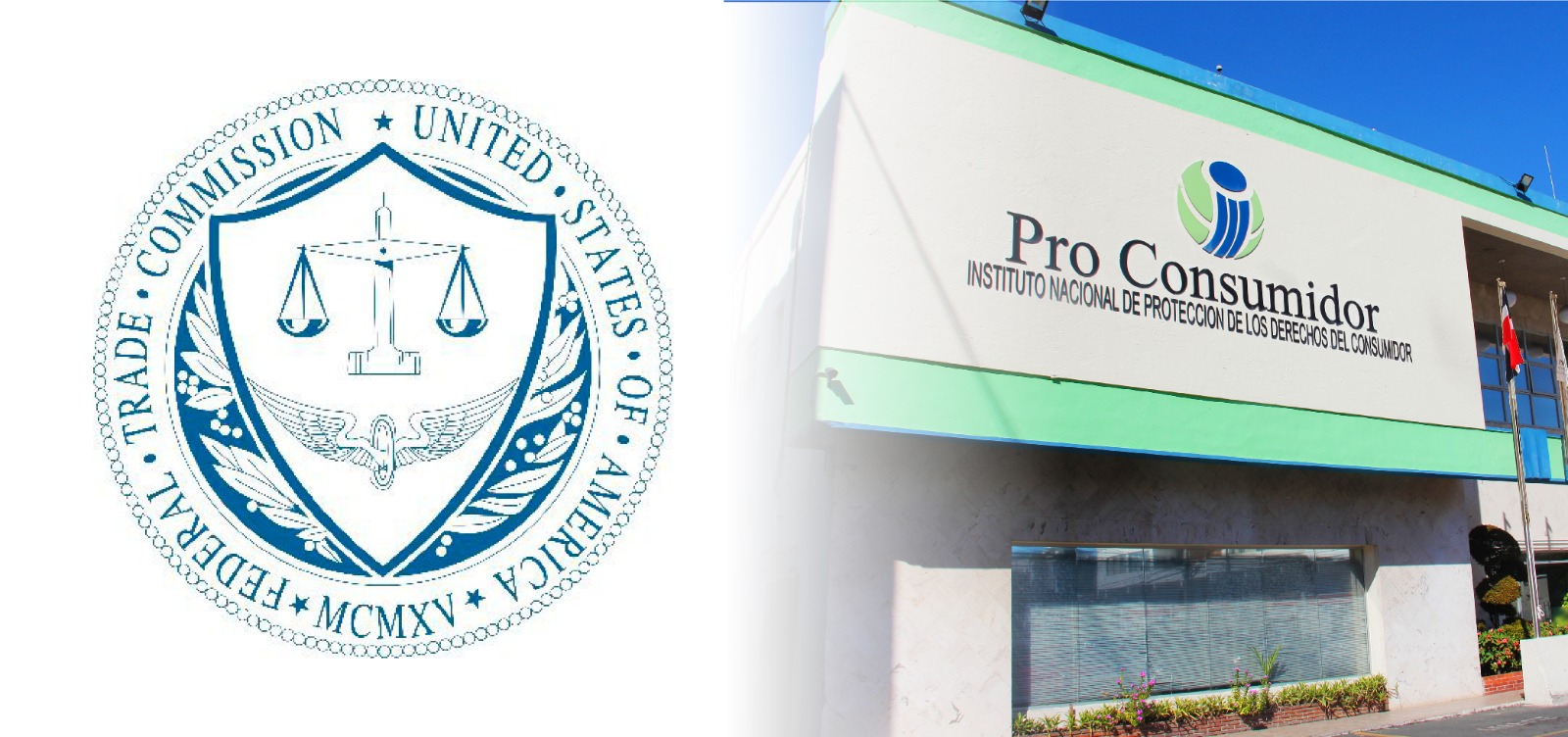 Imagen Logo De La FTC Y Fachada De La Sede De Pro Consumidor