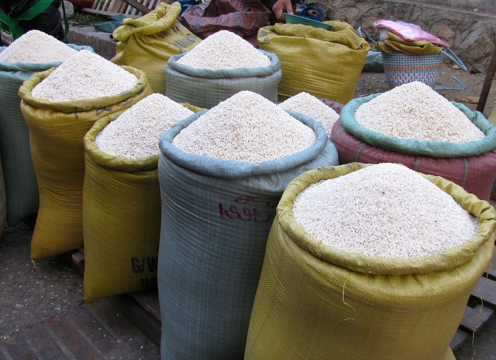 Foto Ilustrativa De Sacos De Arroz