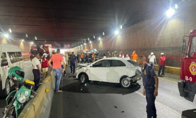 911 Informa Que Fue Controlada Emergencia Por Fuga De Gas Tras Accidente En El Tuinel 27 De Febrero 1