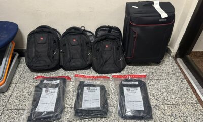 MOCHILAS CON COCAINA