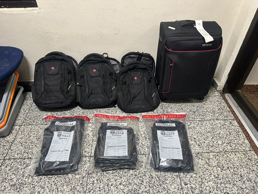 MOCHILAS CON COCAINA