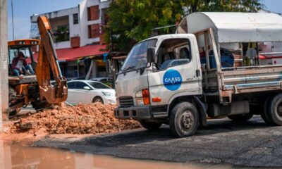 Brigadas De La CAASD Trabajando Para Solucionar Una Averia 4