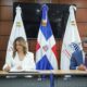 Gloria Reyes Directora General De Superate Y Eddy Olivares Ministro De Trabajo Durante La Firma De Acuerdo Interinstitucional