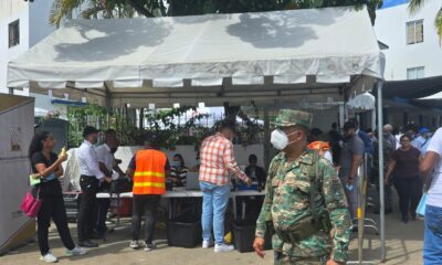 Carpa De La JCE Instalada En Patologia Forense
