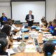 Reunion De Representantes De La Comision Interinstitucional Multidisciplinaria Que Trabaja En El Protocolo Para Brindar Atencion A Familias Afectadas Por Tragedia En Jet Set