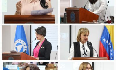 Fotos En La Composicion Grafica Figuran Las Diputadas Arriba Namibia Didiez Y Krimilda Acosta. En El Centro Esmeralda Mancebo Y Margarita Pimentel. Abajo Socorro Monegro Y Silvia Garcia.