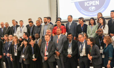 Foto WASHINGTON EE.UU . El Director Ejecutivo De Pro Consumidor Y Presidente Del ICPEN Eddy Alcantara Centro Junto A Homologos De Paises De Los Cinco Continentes Reunidos En Esta Capital