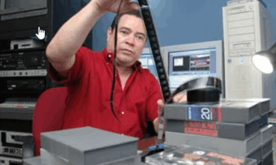 Rene Fortunato En Su Taller De Productora Filmica FOTO VIDEO CINE PALAUL 1