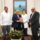 Foto La Vicepresidenta Raquel Pena Recibe Un Ejemplar Del Libro Capital Y Humanidad De La Autoria De Los Economistas Doctores Jacqueline Boin Y Jose Serulle Ramia. 