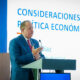 Magin Diaz Ministro De Hacienda Y Economia Durante Su Participacion En El Almuerzo Anual De La Asociacion De Industriales De La Region Norte AIREN