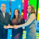 1. Frank Segura Sarah Hernandez Y Maribel Santos Tras La Firma Del Convenio Entre Adompretur Y Foro DoMadrid