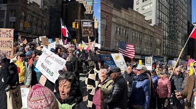 Dominicanos NYC Participan Masivamente En Protesta Dia Sin Reyes En EE. UU