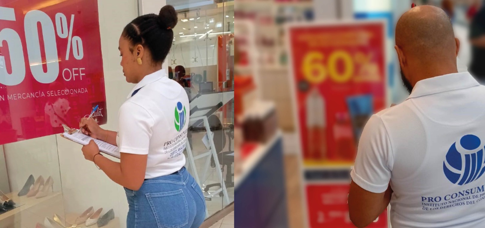 Analistas De Publicidad Y Precios De Pro Consumidor Observan Ofertas De Productos En Una Tienda De La Capital