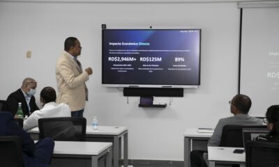 El Director Ejecutivo De Pro Consumidor Eddy Alcantara En La Conferencia Que Dicto En La Universidad Autonoma De Santo Domingo