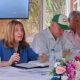 Foto 1 Jacqueline Boin Y Jose Serulle Ramia En Una De Las Actividades Con Motiuvo Del Centenario De Los Cacaos