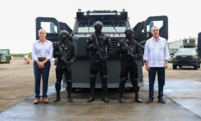 PRESIDENTE ABINADER Y SU HOMOLOGO HONDURENO