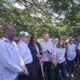 Foto Momento De La Ceremonia Del Primer Palazo Para Dejar Iniciado Los Trabajos De La Feria Ecoturistica Y De Produccion En Bonao