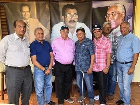 Desde La Izquierda Sebastian Del Pilar Jimmy Sierra Julio Anibal Suarez Eligio Blanco Pena Valentin Perez Terrero Andres Deveaux Y Tomas Romero